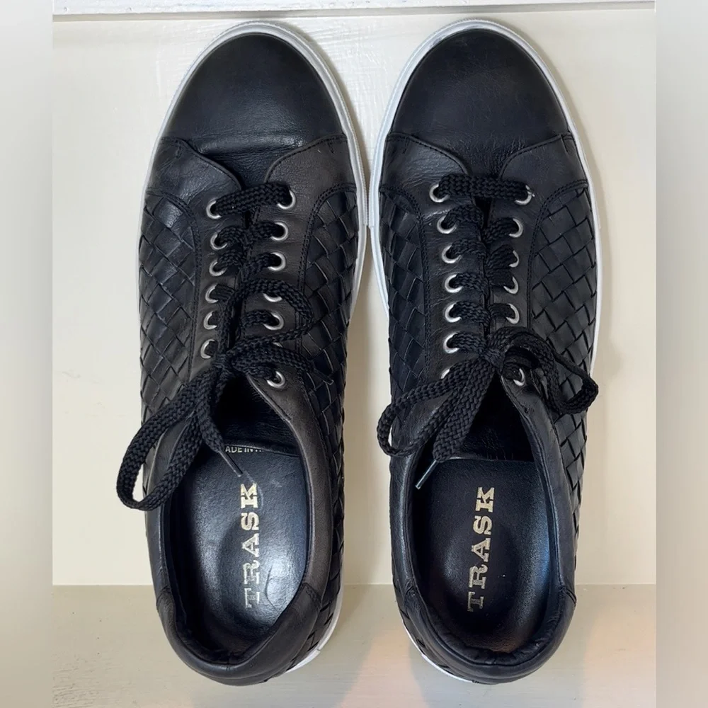 Trask Men’s Woven Leather Sneakers Size 11